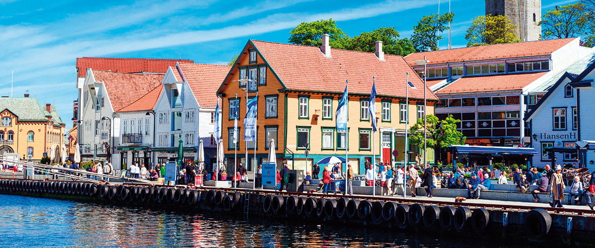 The waterfront of Stavanger, Norway